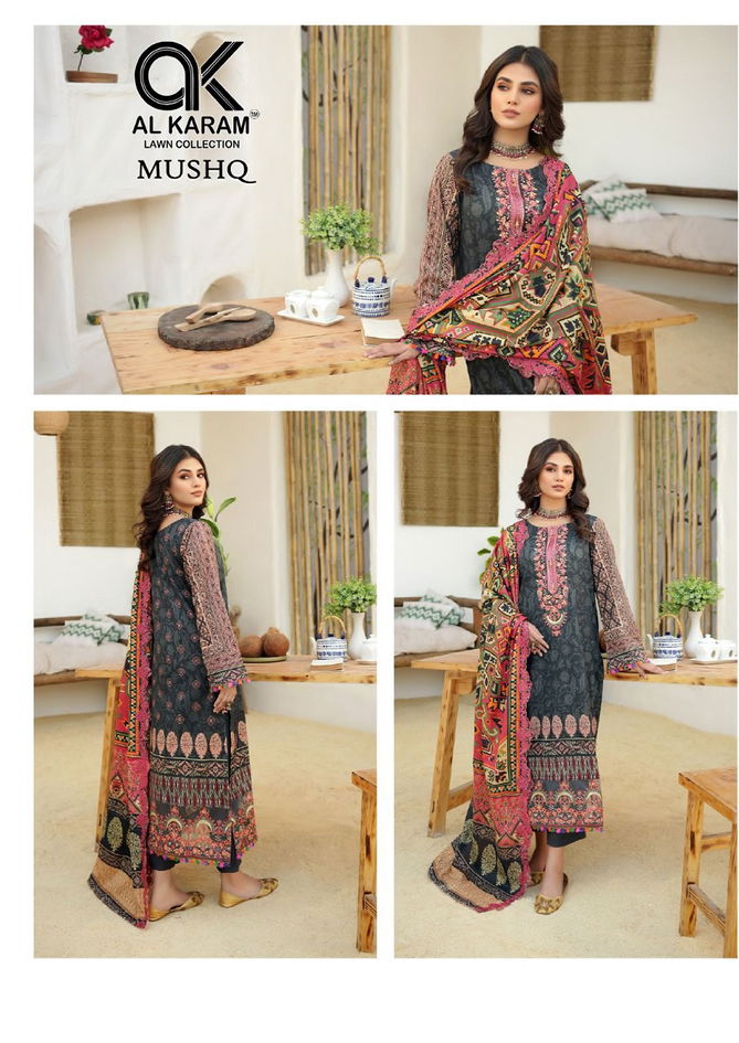 Mushq 4 By Al Karam Karachi Dress Material Catalog